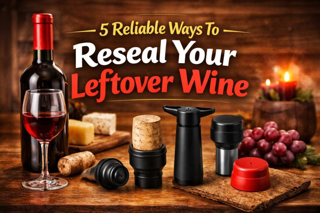 5 Reliable Ways To Reseal Your Leftover Wine